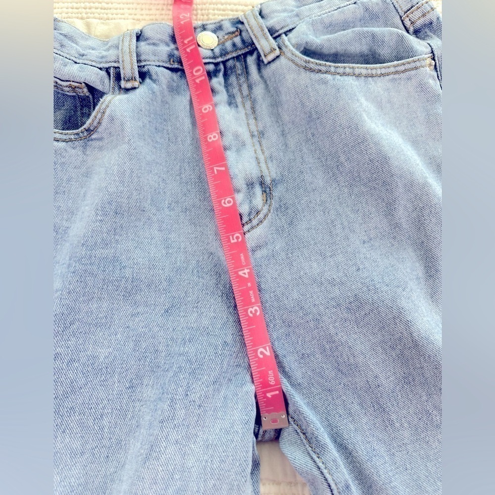 Pretty Little Thing Split Front Hem Jeans Size 8 - Picture 8 of 11